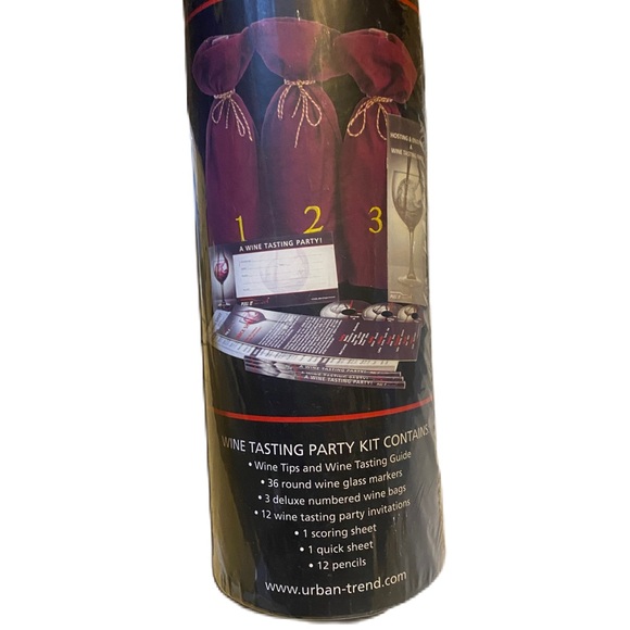 Wine Tasting Party Kit! Potluck Adult Parties Group Games Gifts -NEW - Picture 2 of 11